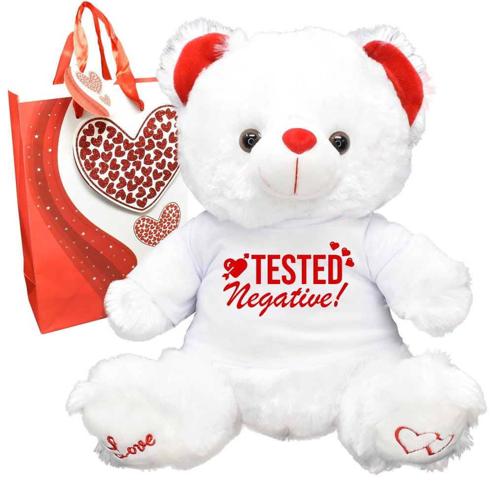 Tested Valentines Teddy Bear Gift Bag Girl Friend